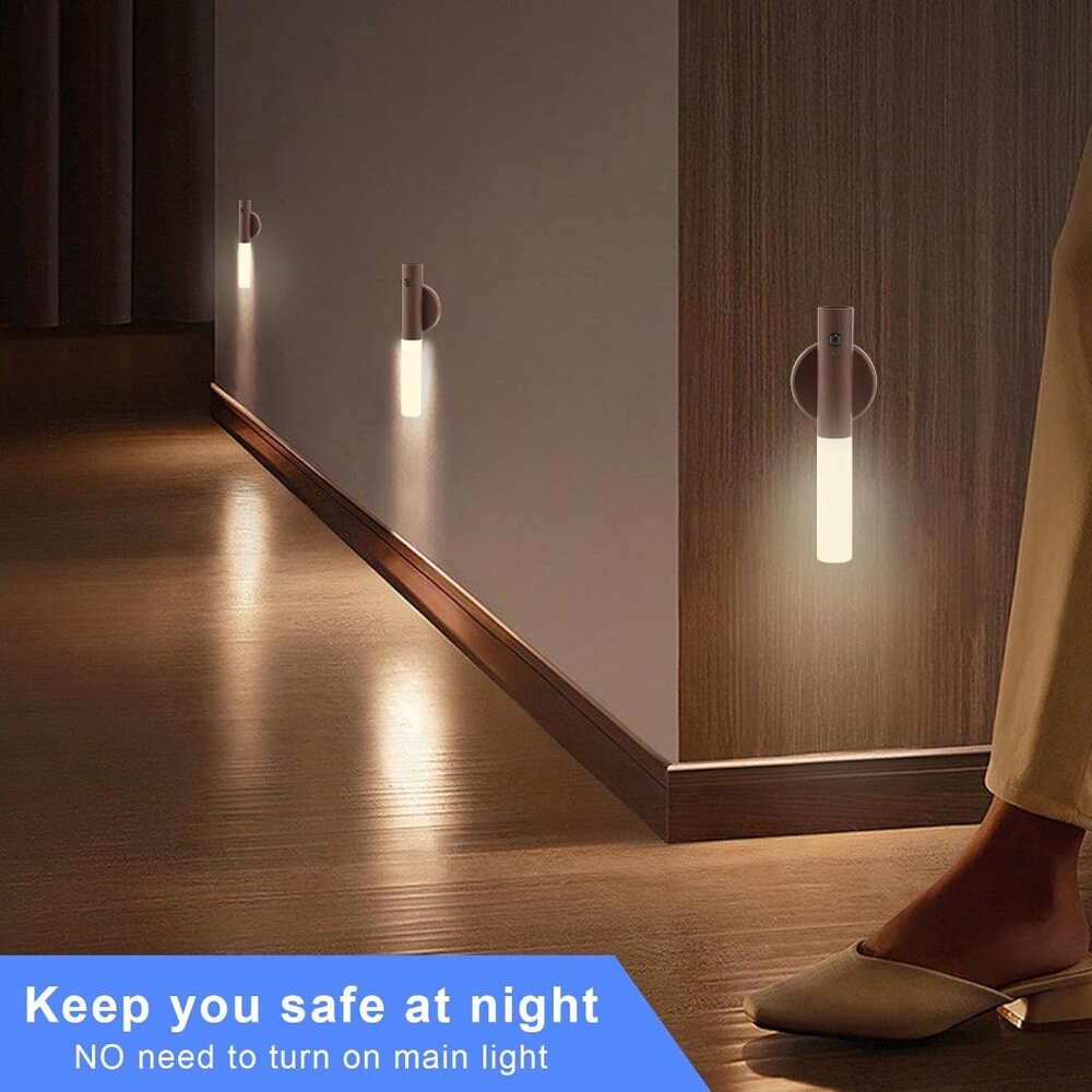 Portable Wireless Magnetic USB Rechargeable Smart Indoor Sensor(1 Pcs)